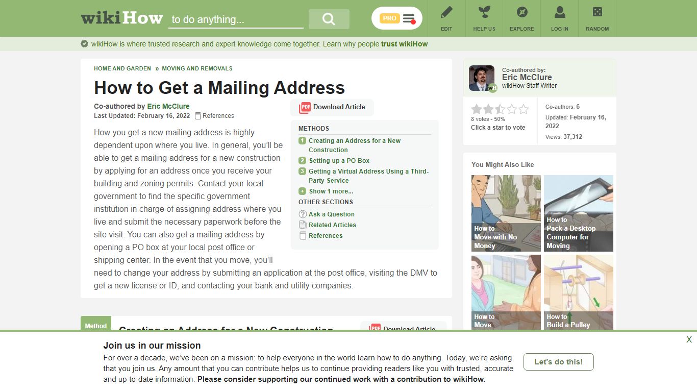4 Easy Ways to Get a Mailing Address - wikiHow